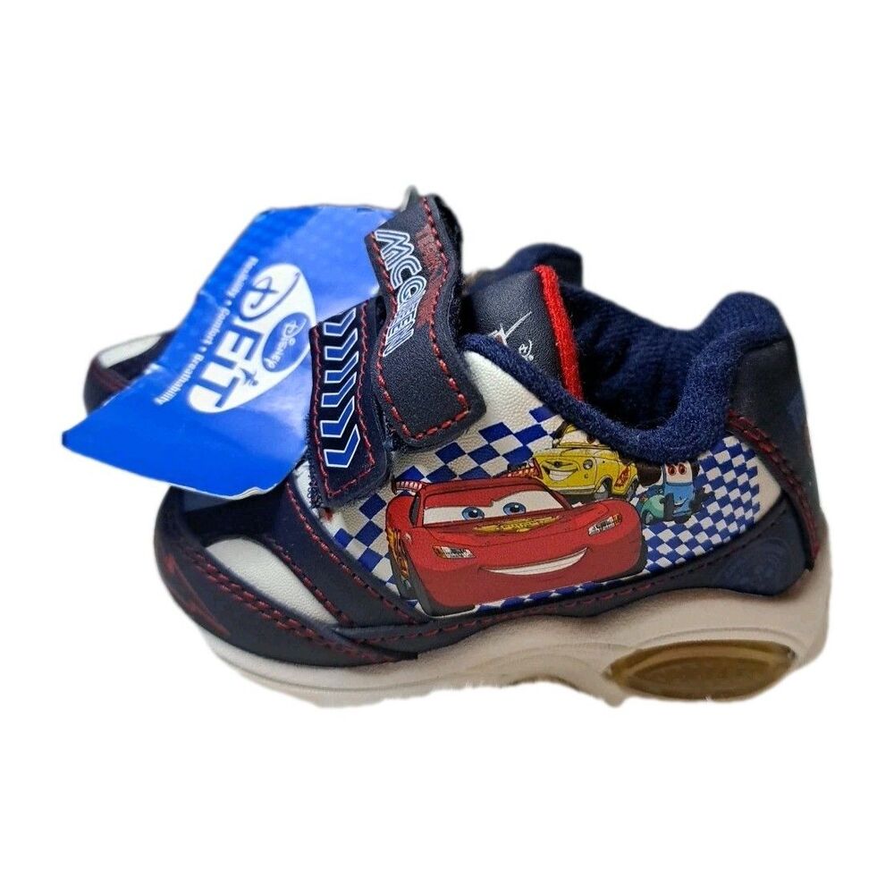Vintage Y2K  Disney Pixar Lightening McQueen Sneaker Shoes Size 5 New With Tags